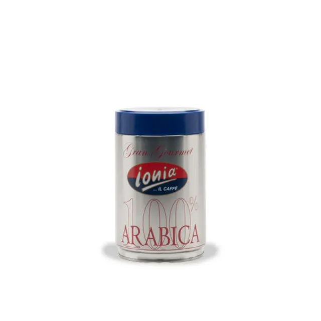Ionia 100% Arabica caffè in grani 250 g in latta