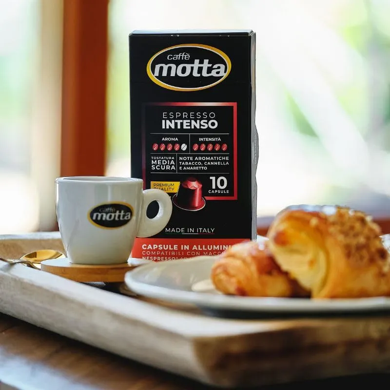 Caffè Motta Espresso Intenso capsule Nespresso 100 pz alluminio
