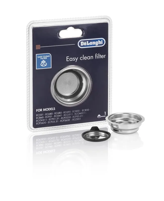 Almanegra filtro caffè 2 tazze compatibile DeLonghi Dedica