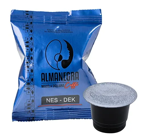 Almanegra Decaffeinato Dek capsule Nespresso 100 pz decaffeinato