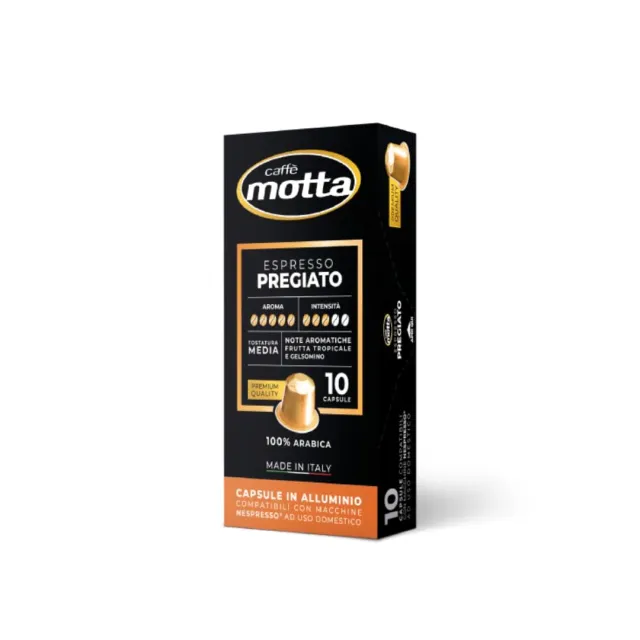 Caffè Motta Arabica capsule compatibili Nespresso 100 alluminio