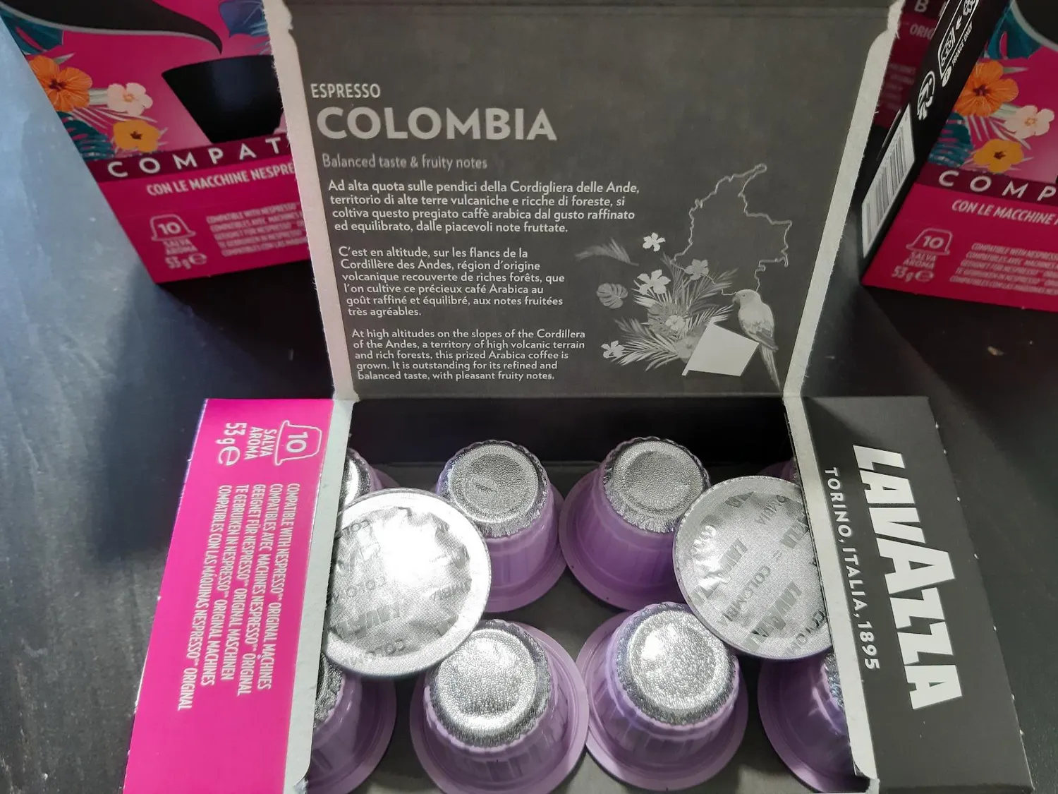 Lavazza Armonico capsule compatibili Nespresso 100 pz tostatura scura