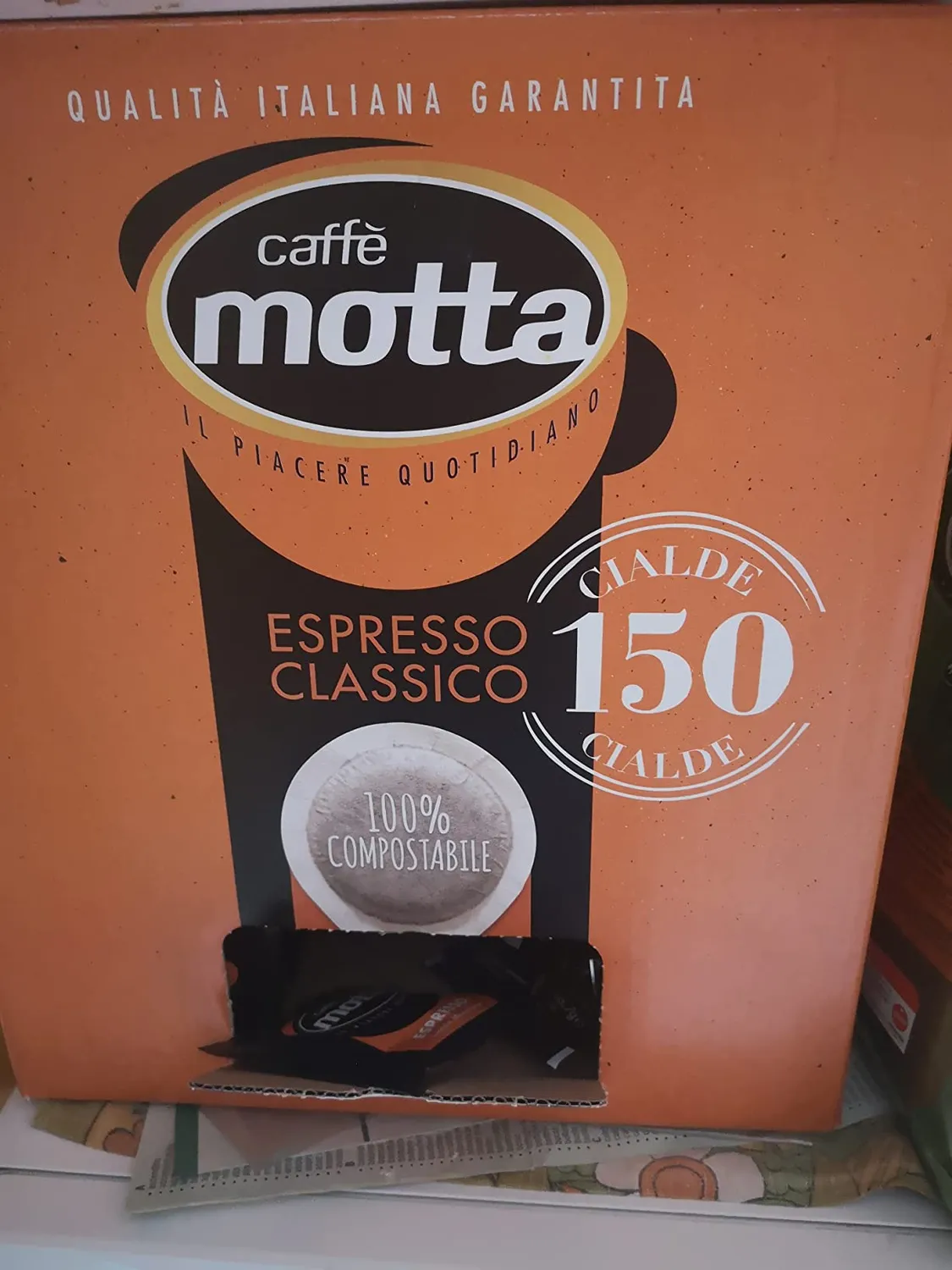 Caffè Motta Espresso Cremoso cialde ESE 150 compostabili
