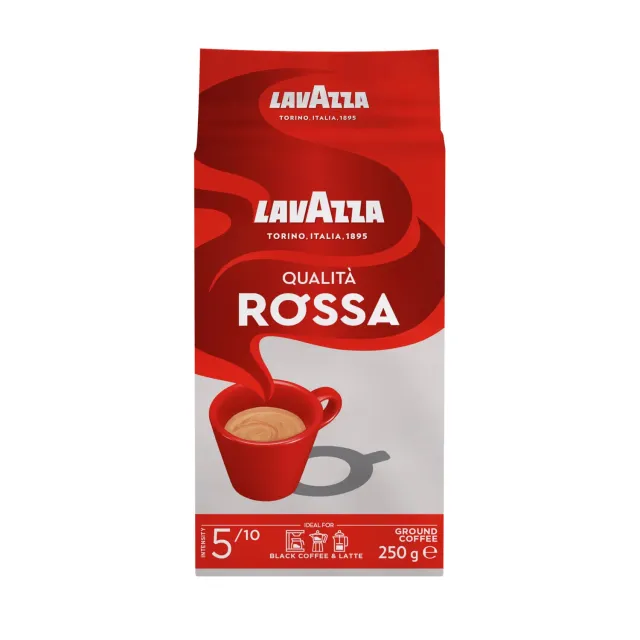 Lavazza Qualità Rossa caffè macinato 250 g rotondo