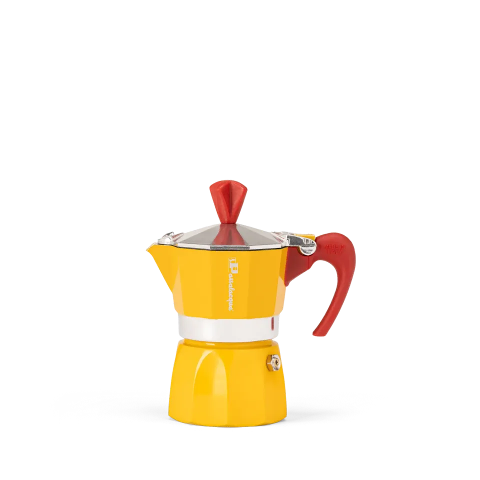 Passalacqua Yellow Moka caffettiera 1-2 tazze gialla