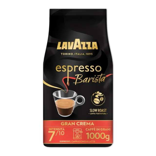 Lavazza Barista Gran Crema caffè grani 1 kg floreale
