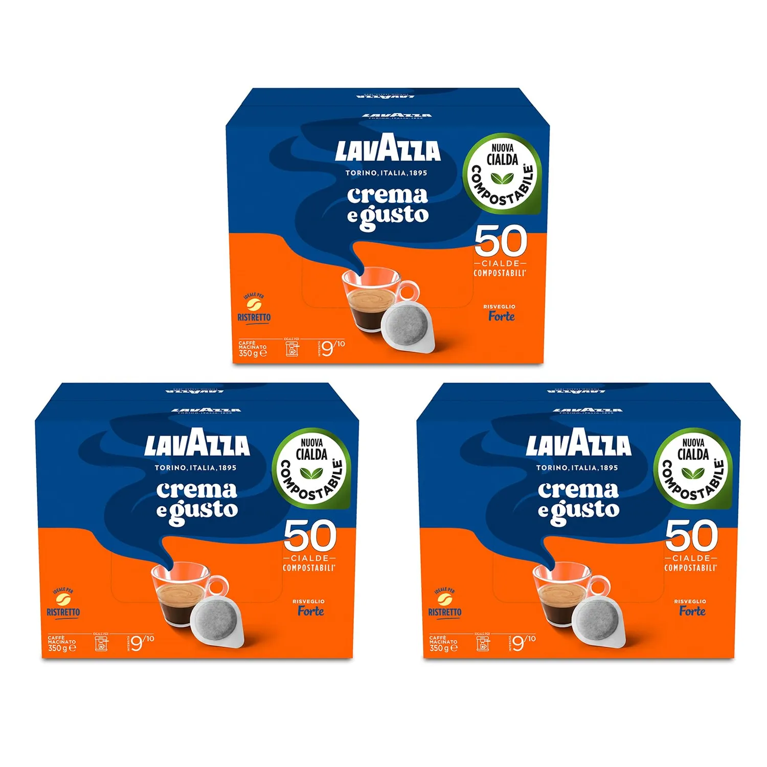 Lavazza Crema e Gusto Classico cialde ESE 200 tostatura scura
