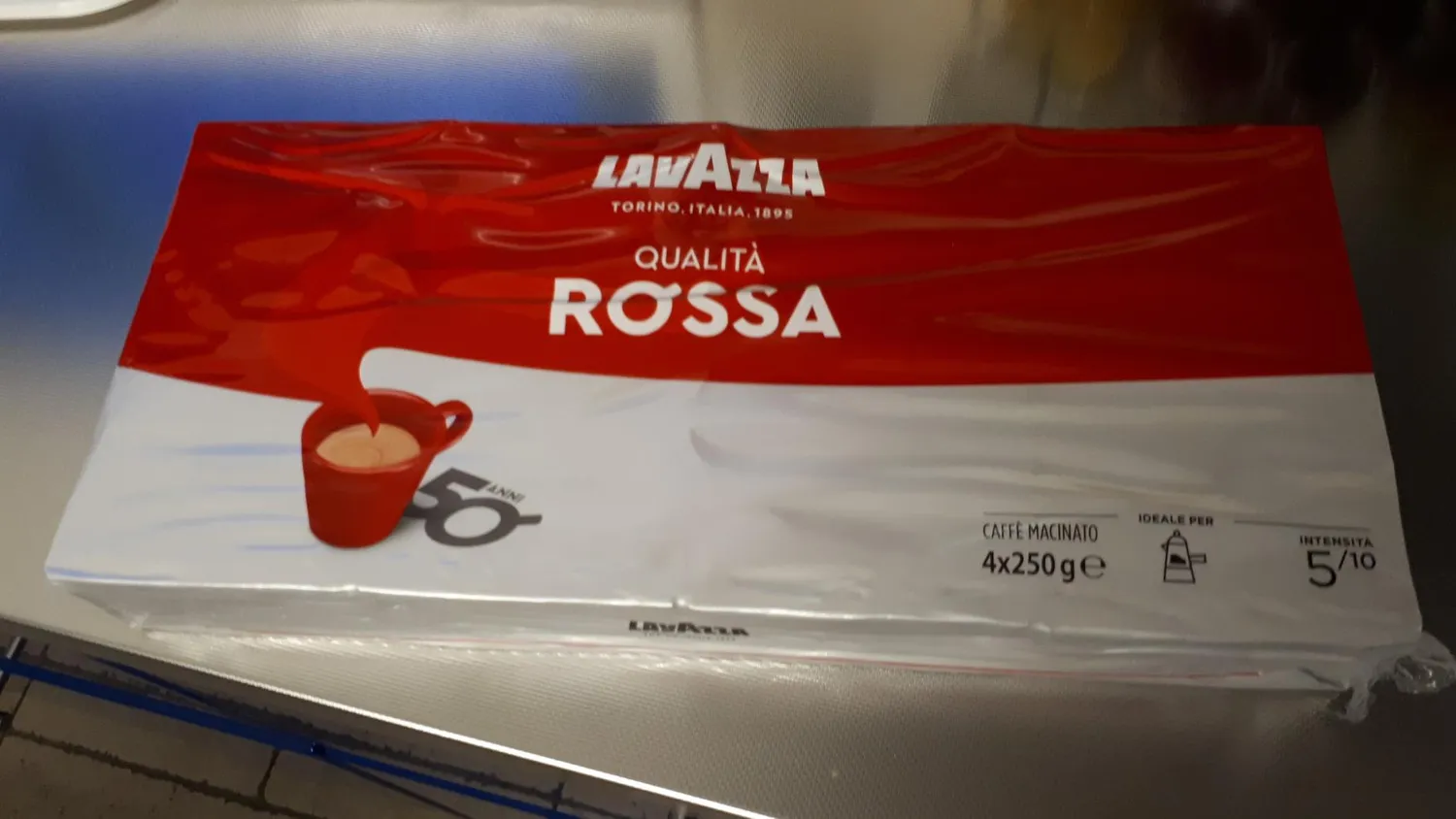 Lavazza Qualita Rossa macinato moka 4x250g note cioccolato