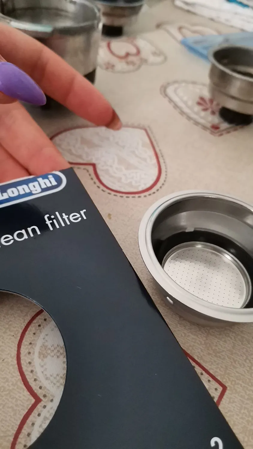 Almanegra filtro caffè 2 tazze compatibile DeLonghi Dedica