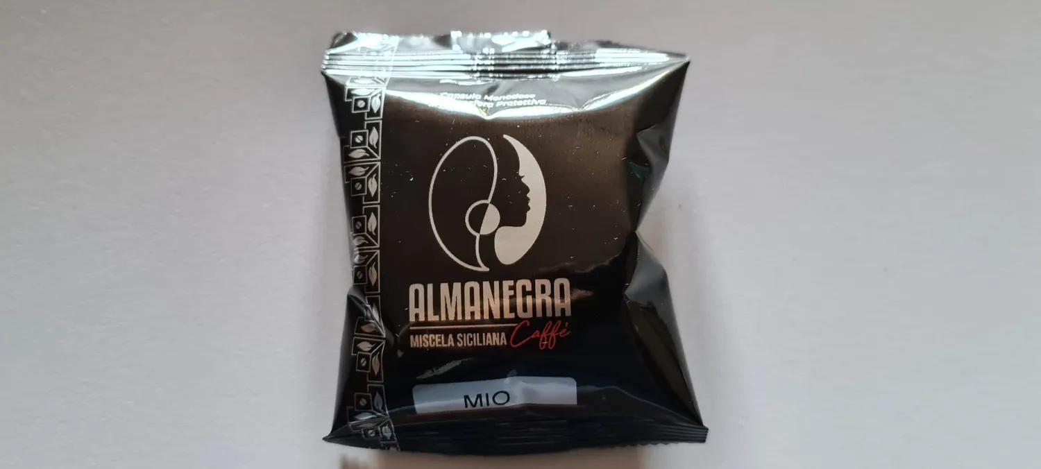 Almanegra Miscela Forte capsule A Modo Mio 100pz tostatura scura