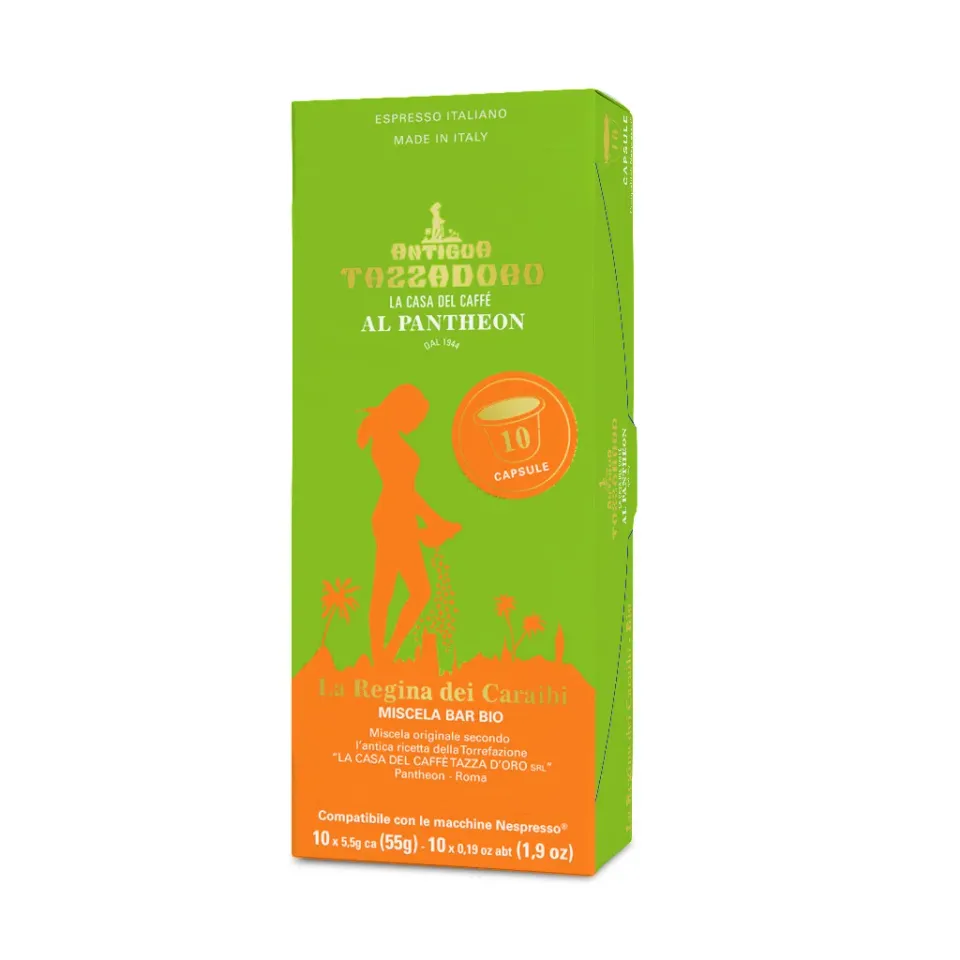 Antigua Tazzadoro La Regina dei Caraibi Bio capsule 10 pz bio