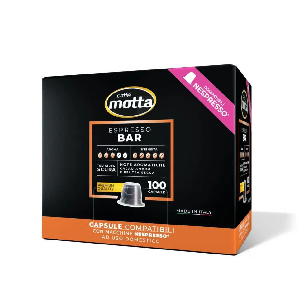Caffè Motta Espresso Bar capsule Nespresso 100 vigoroso