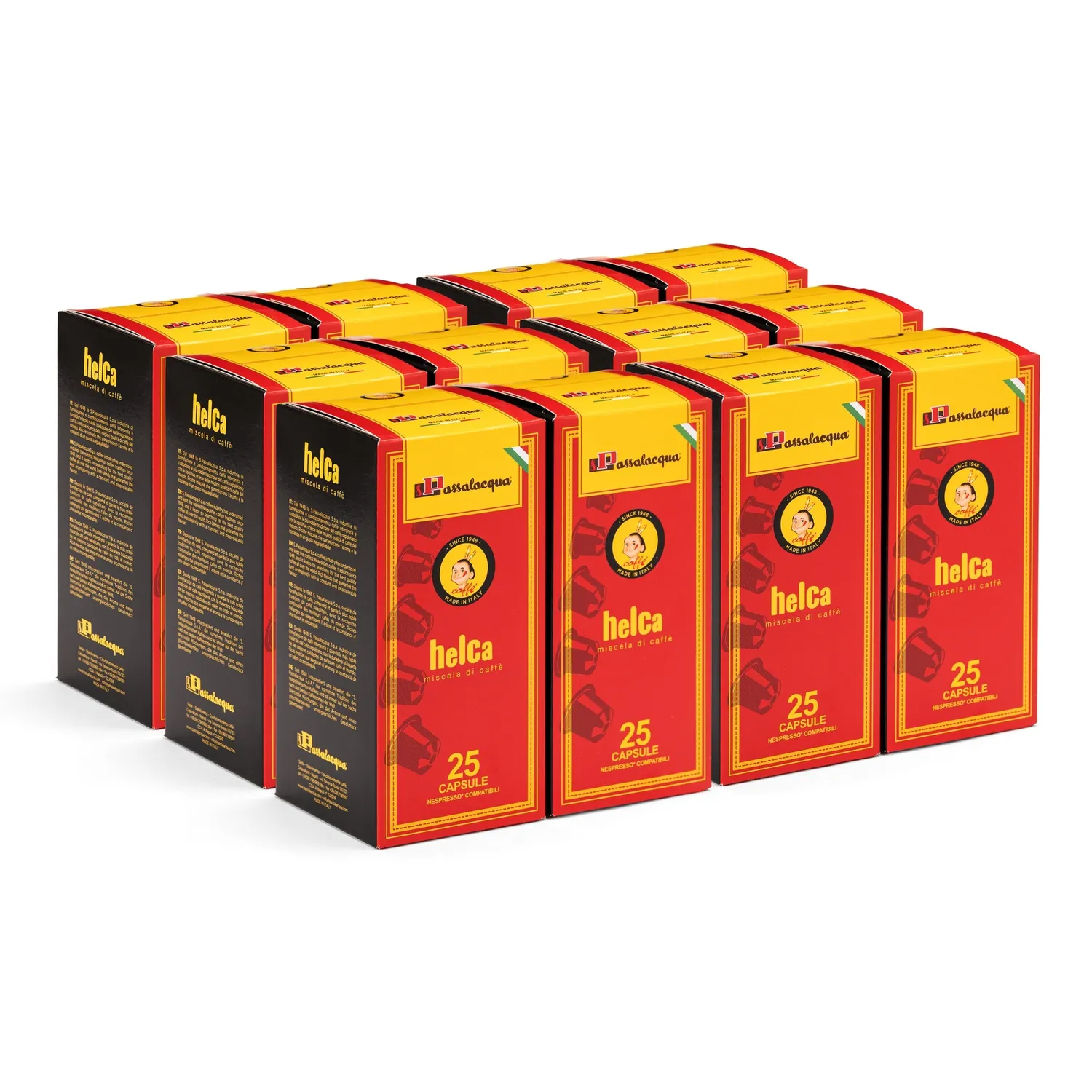 Passalacqua Helca capsule compatibili Nespresso 25 pz cremoso