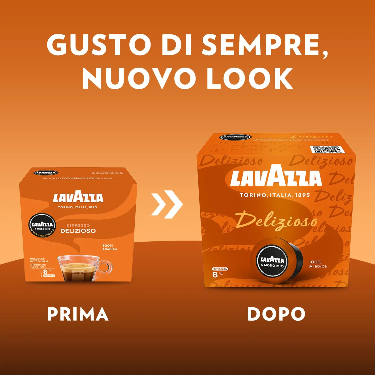 Lavazza A Modo Mio Delizioso Capsule 72 pz equilibrato