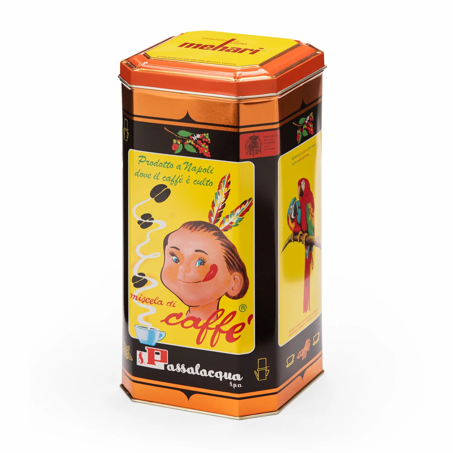 Passalacqua Mehari caffè macinato lattina 1kg corposo