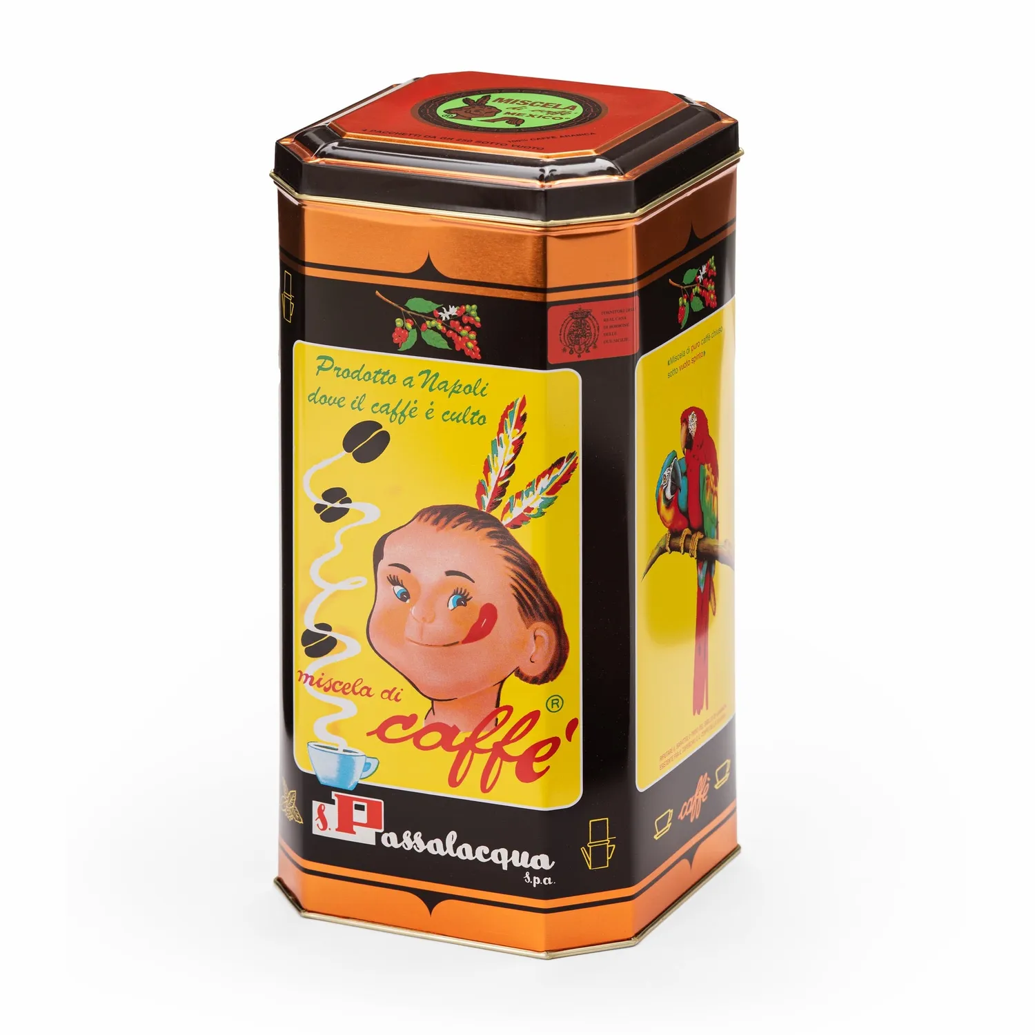 Passalacqua Mexico caffè macinato 1kg lattina 100% arabica
