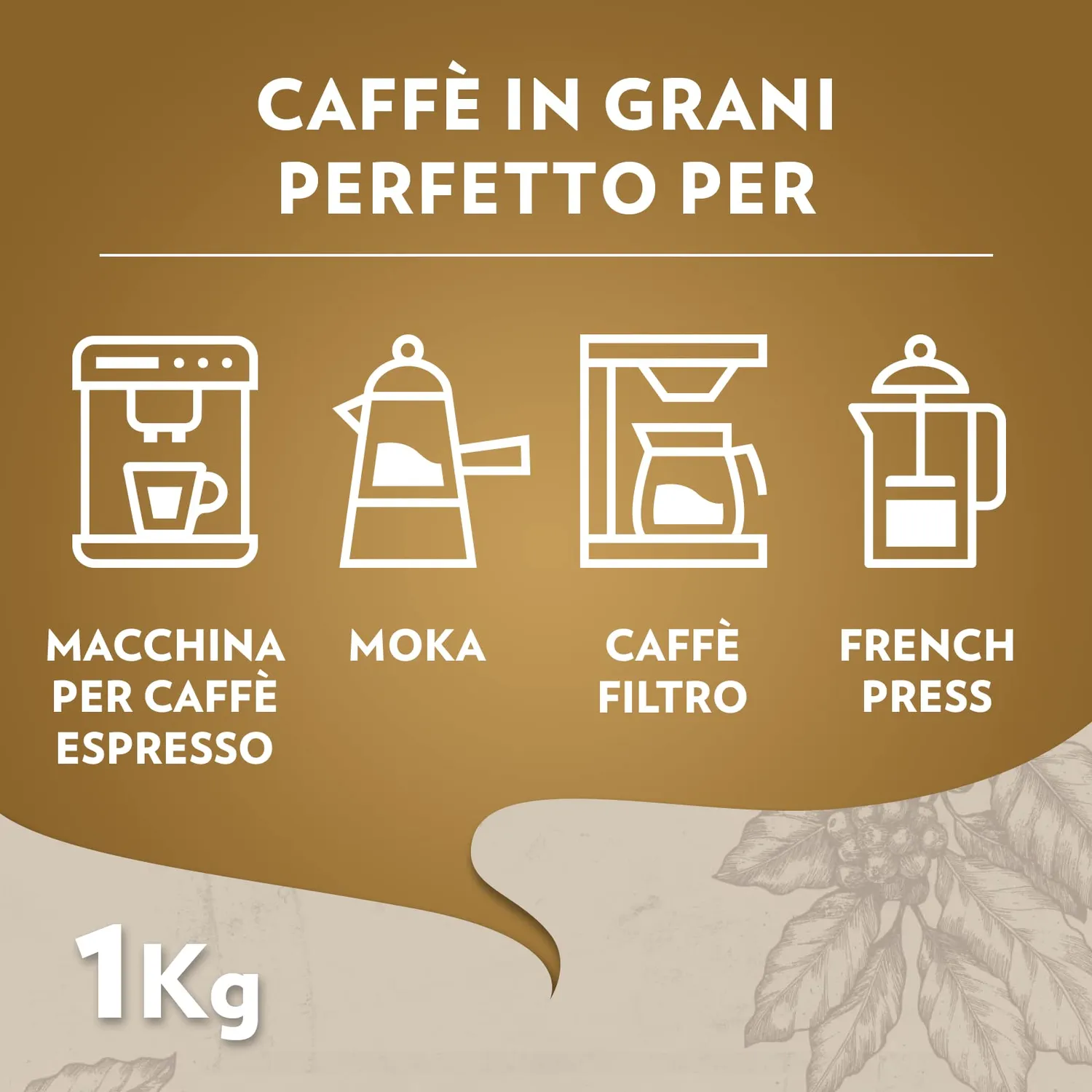 Lavazza Qualità Oro caffè in grani 1 kg 100% arabica
