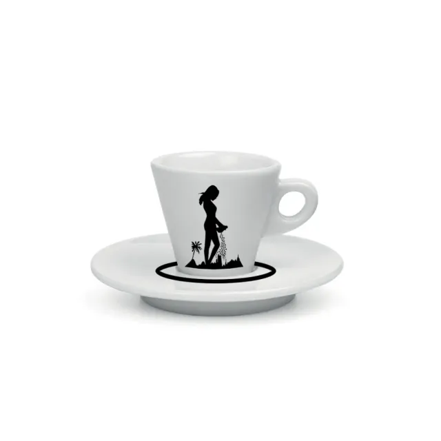 Antigua Tazzadoro Seminatrice tazza piattino nero