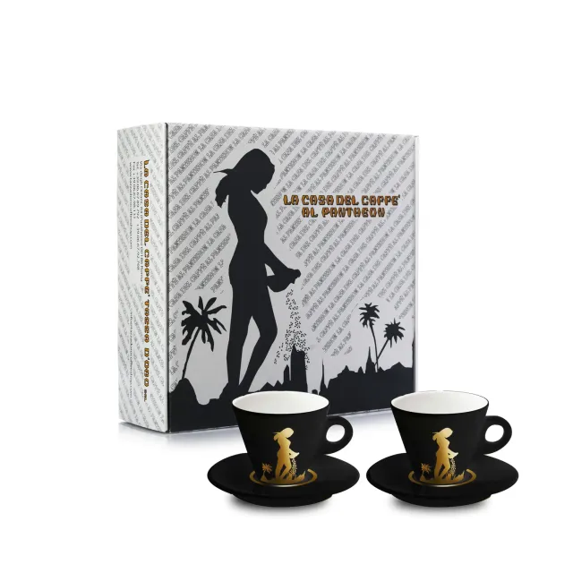 Antigua Tazzadoro Set 2 tazze cappuccino confezione regalo