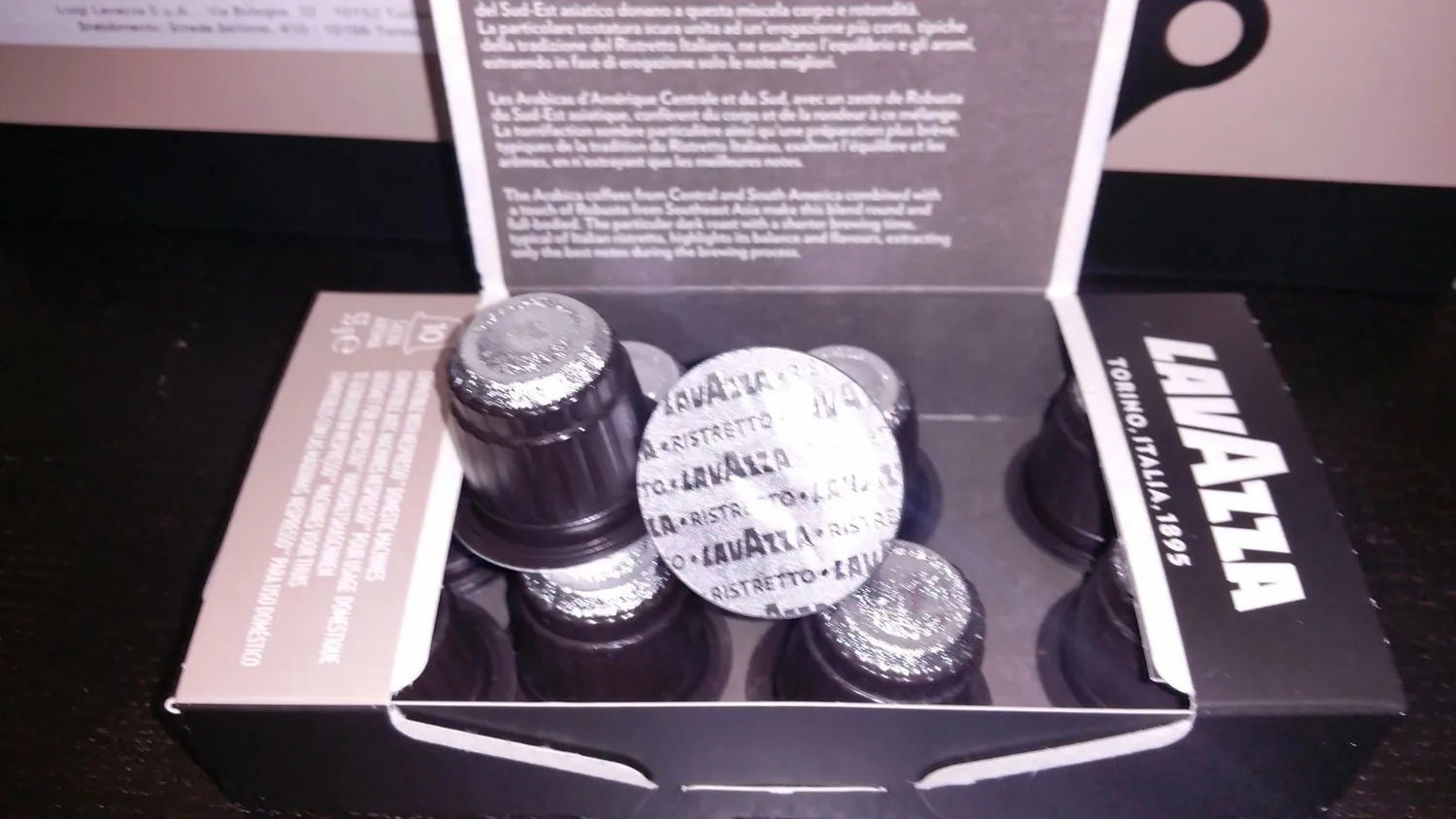 Lavazza Decaffeinato Ricco capsule compatibili Nespresso 100 pz