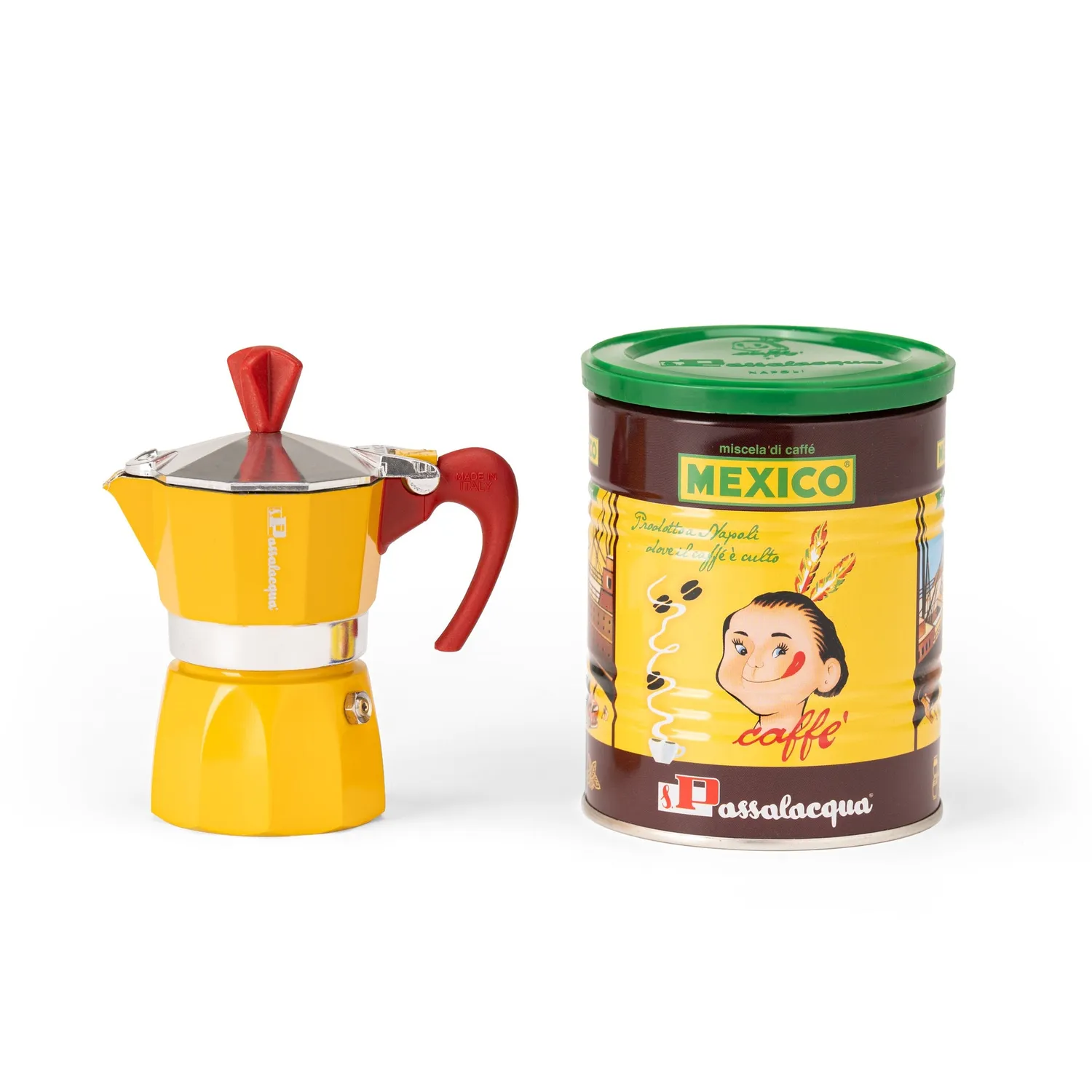Passalacqua Mexico confezione regalo moka + lattina 250g