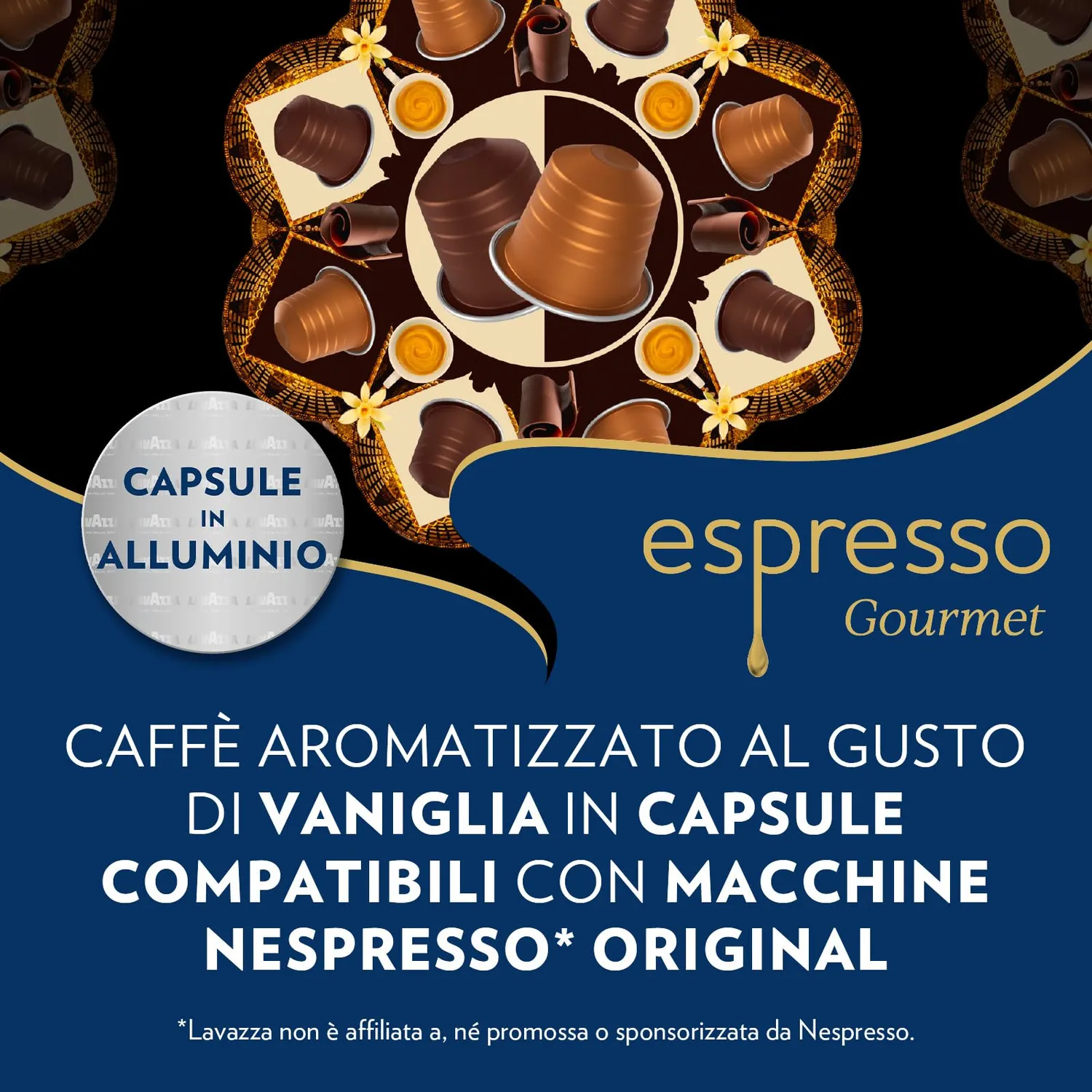 Lavazza Vaniglia capsule Nespresso 100 vaniglia arabica dolce