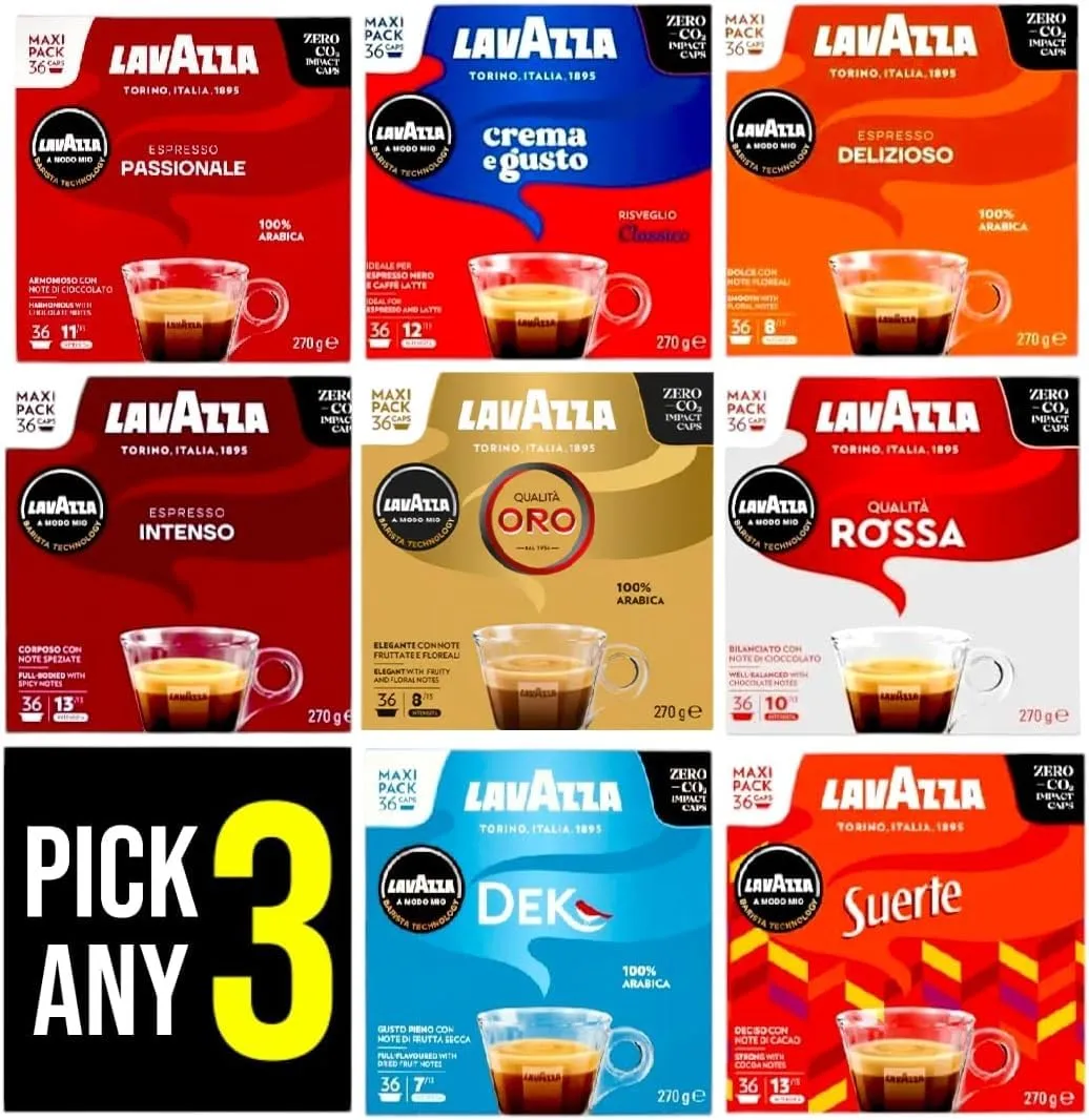 Lavazza A Modo Mio Crema e Gusto capsule 216 pz cioccolato