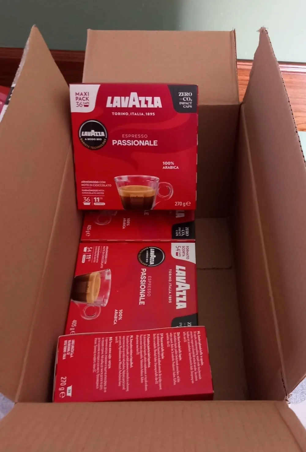 Lavazza A Modo Mio Passionale capsule 180 gusto cioccolato