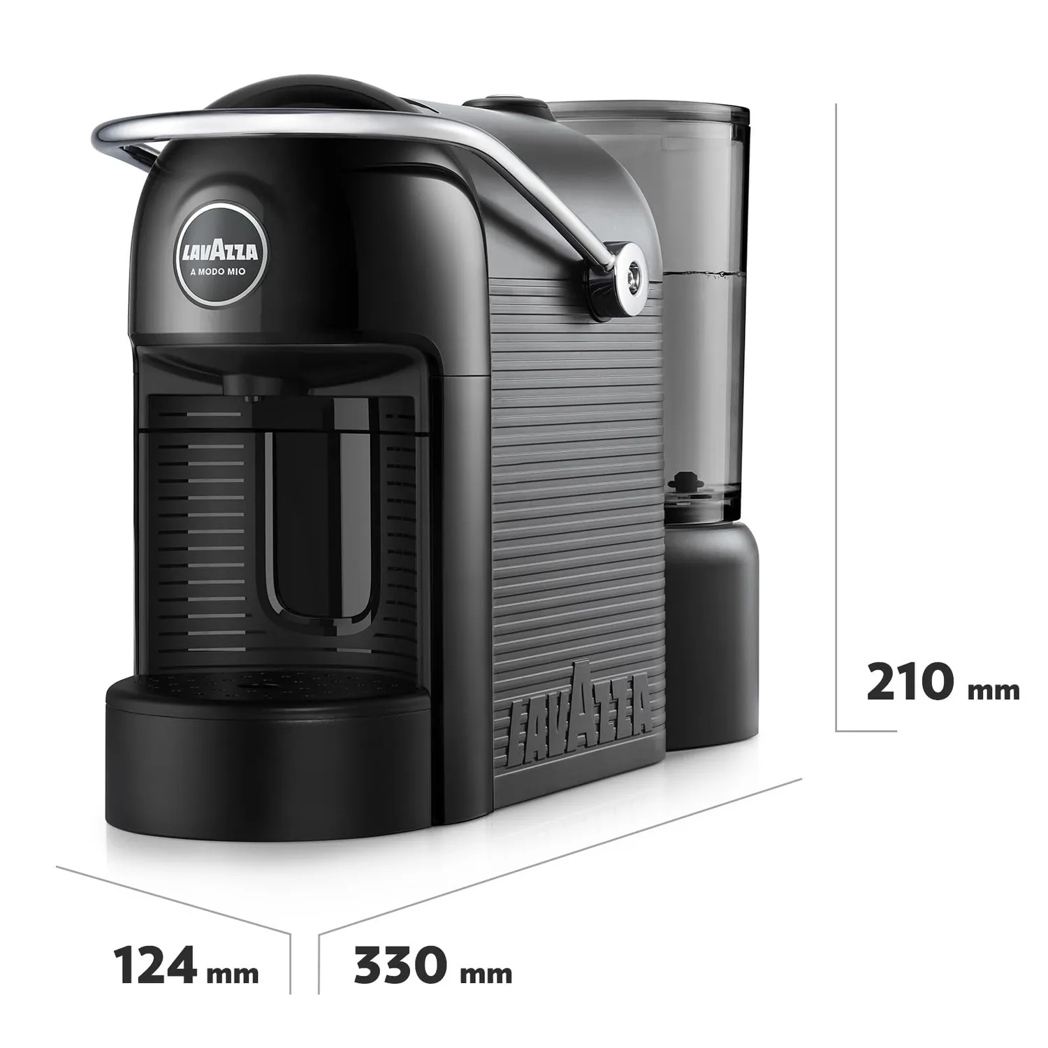 Lavazza Jolie Evo macchina caffe A Modo Mio nera + 64 capsule