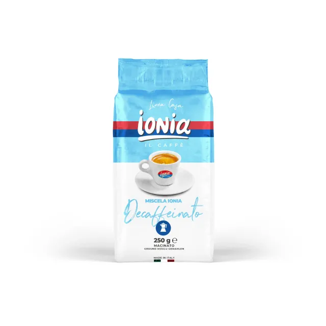 Ionia Decaffeinato macinato 250 g delicato