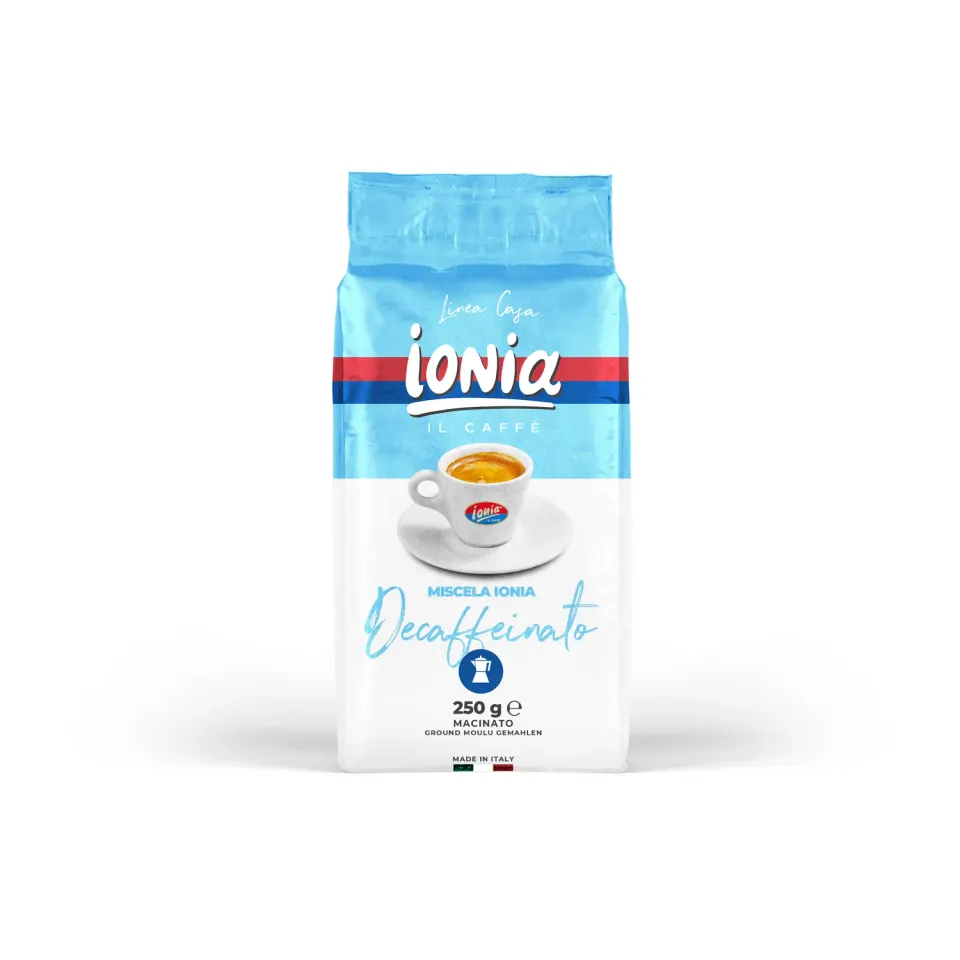 Ionia Decaffeinato macinato 250 g delicato