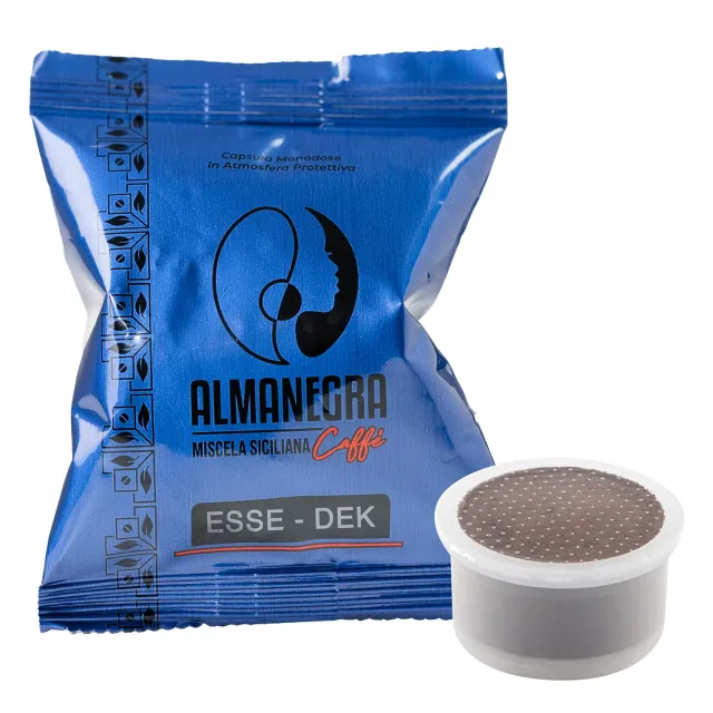 Almanegra Decaffeinato capsule compatibili Essse Caffè 100 pz senza caffeina