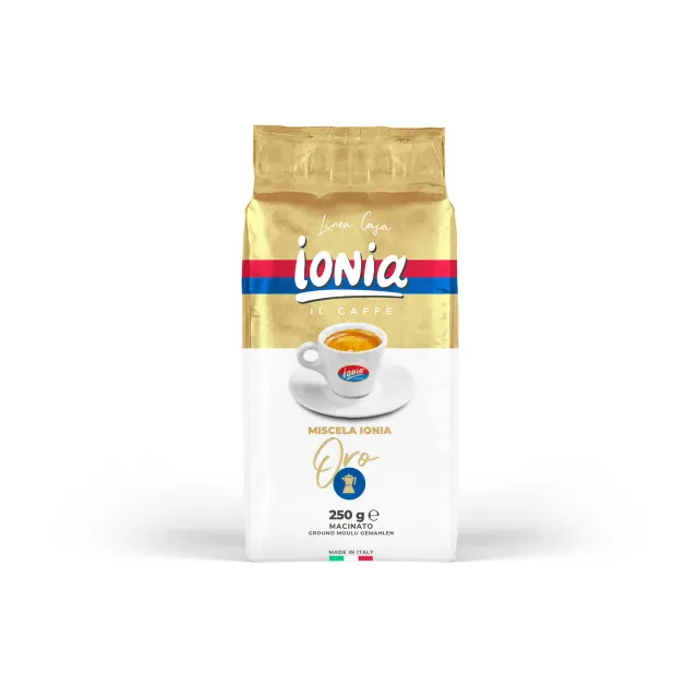 Ionia Oro caffe macinato 250 g per moka