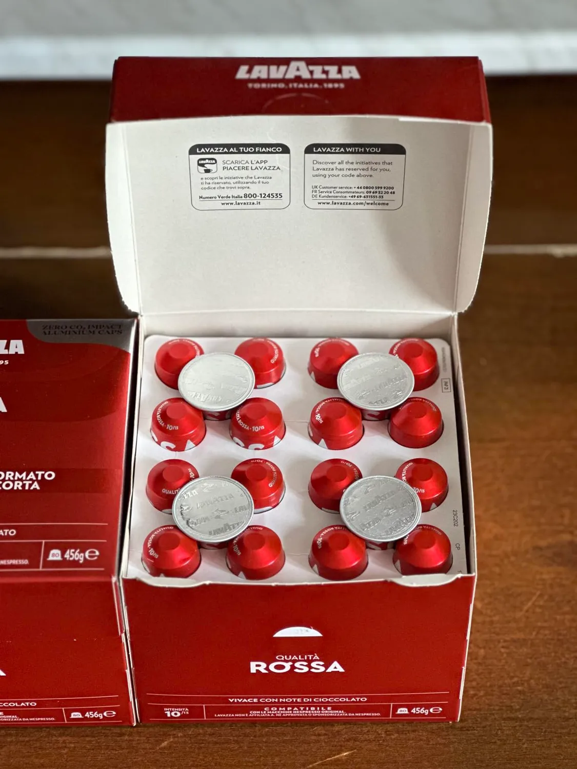 Lavazza Qualita Rossa capsule alluminio Nespresso 240 pz intensita 10