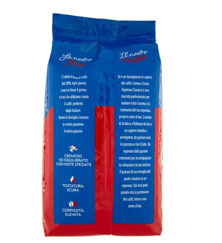 Lavazza Crema e Gusto Classico caffè grani 1 kg intenso