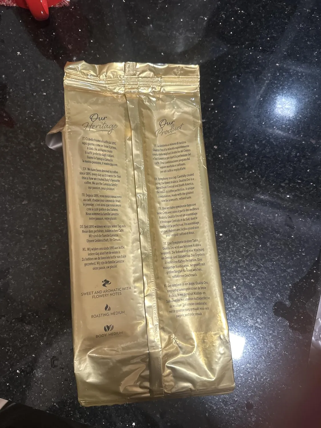 Lavazza Qualità Oro caffè in grani 1 kg 100% arabica