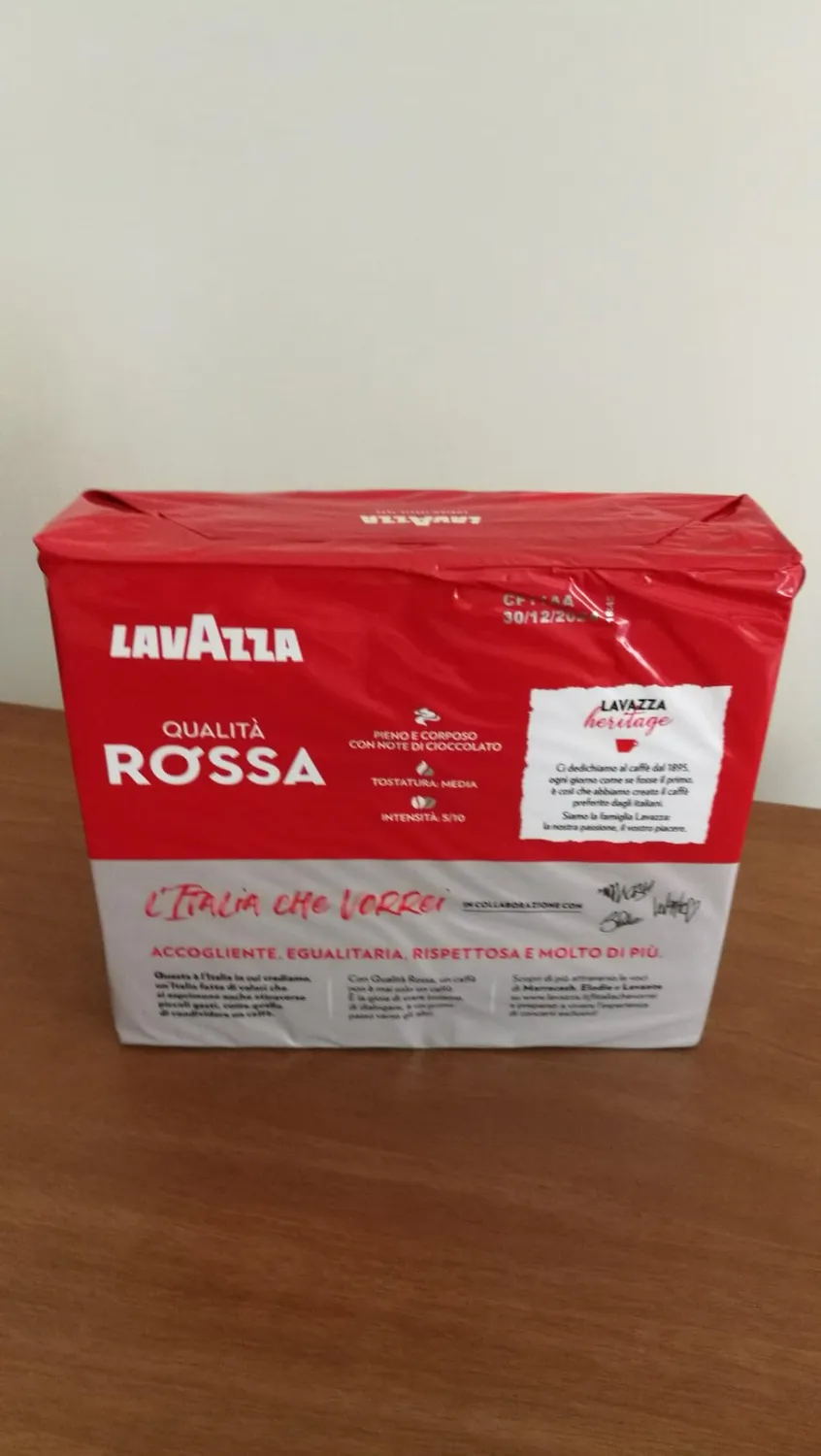 Lavazza Qualità Rossa caffè macinato 250 g rotondo
