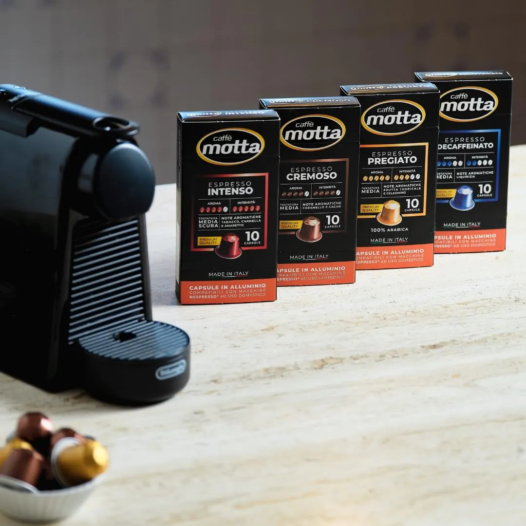 Caffè Motta Arabica capsule compatibili Nespresso 100 alluminio