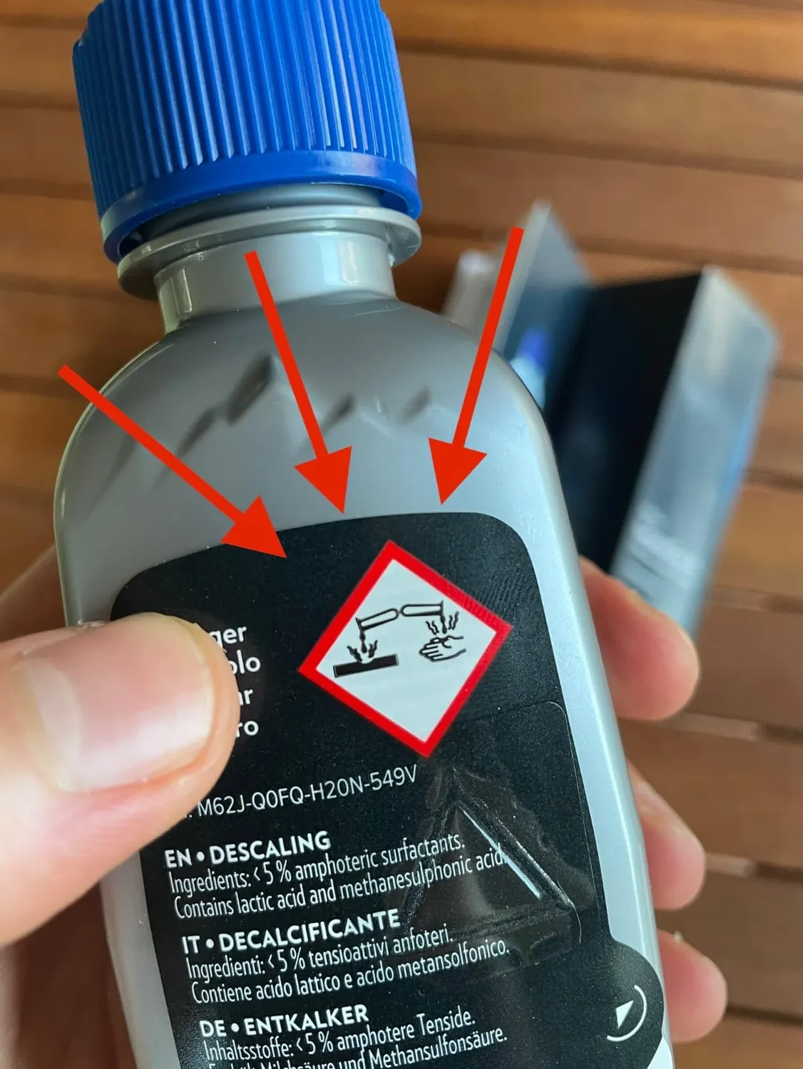 Lavazza A Modo Mio decalcificante liquido 250ml 2 usi