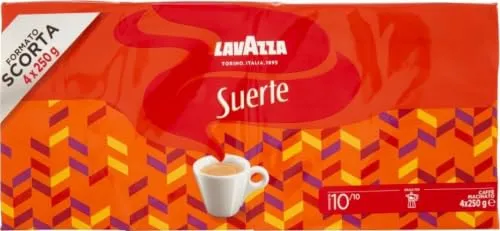 Lavazza Suerte caffè macinato 4x250g equilibrato