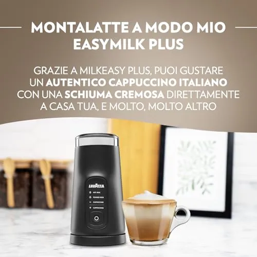 Lavazza MilkEasy Plus montalatte elettrico nero schiuma