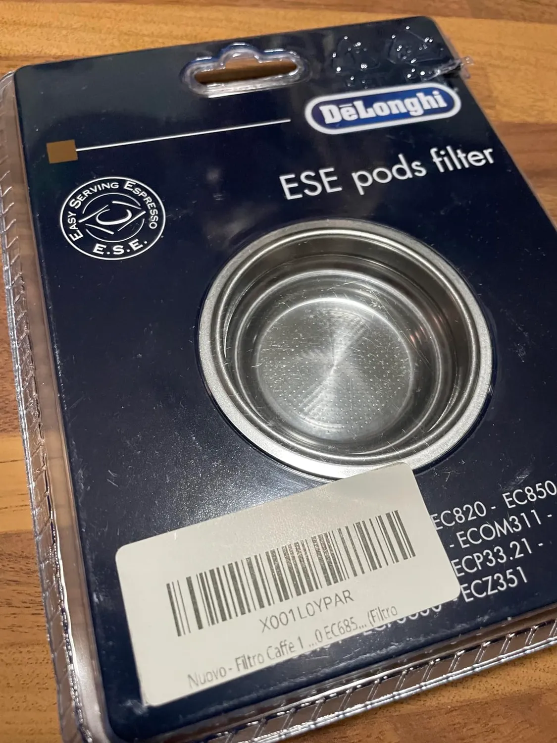 Almanegra filtro caffè 2 tazze compatibile DeLonghi Dedica