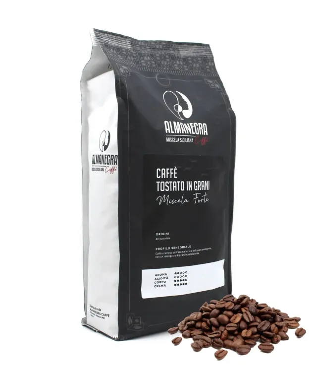 Almanegra Forte caffè in grani 1 kg cremoso per bar