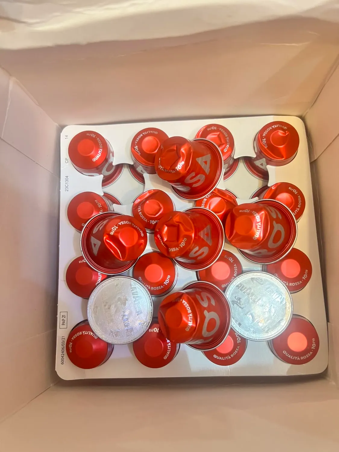 Lavazza Qualita Rossa capsule alluminio Nespresso 240 pz intensita 10
