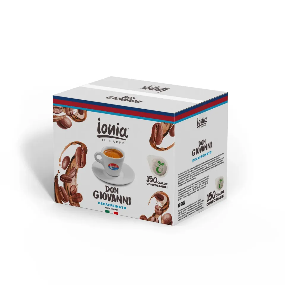 Ionia Don Giovanni cialde ESE 150pz decaffeinato
