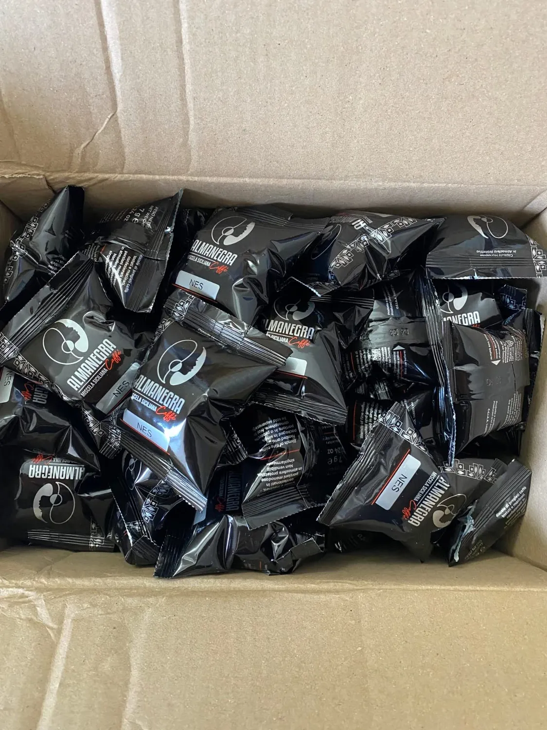 Almanegra Miscela Forte capsule Nespresso 100pz tostatura scura