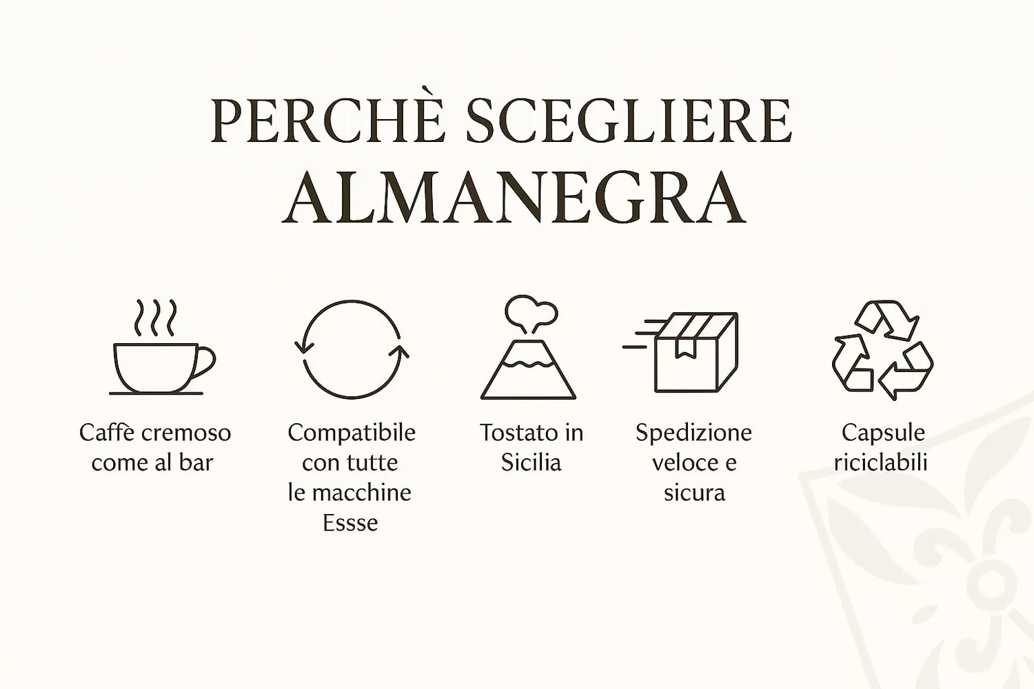 Almanegra Riserva capsule Essse 100 pz gusto intenso
