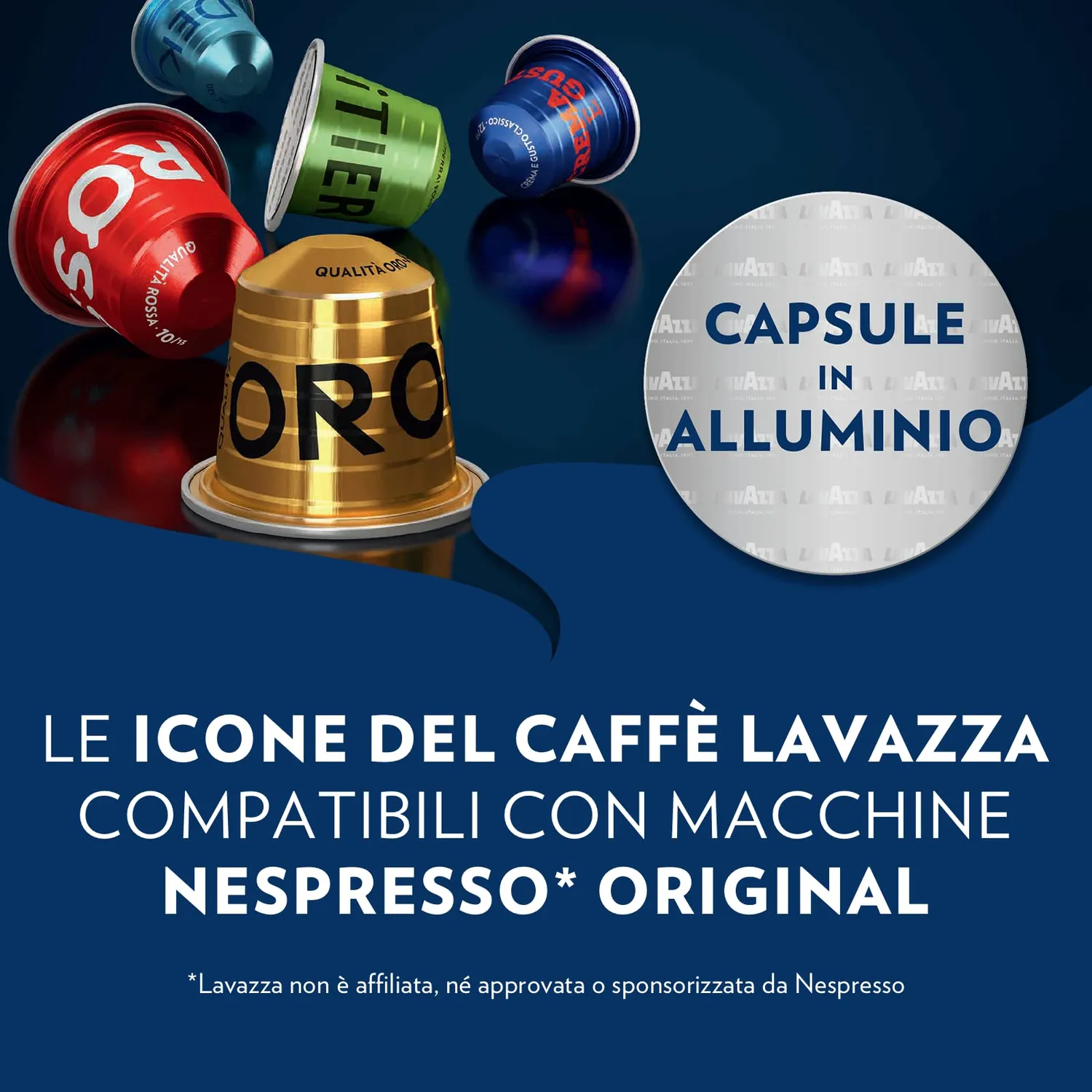 Lavazza Qualita Rossa capsule alluminio Nespresso 240 pz intensita 10