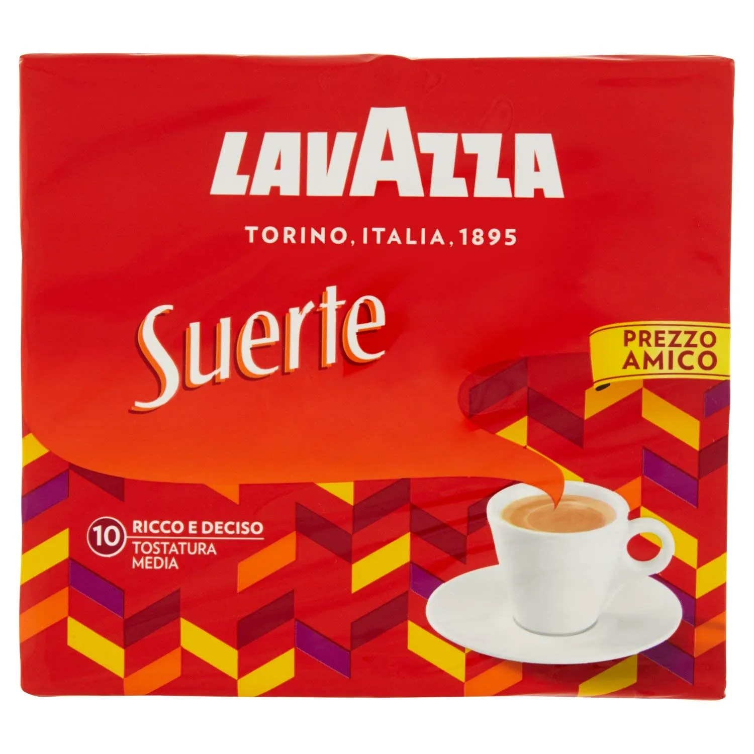 Lavazza Suerte caffè macinato 4x250g equilibrato