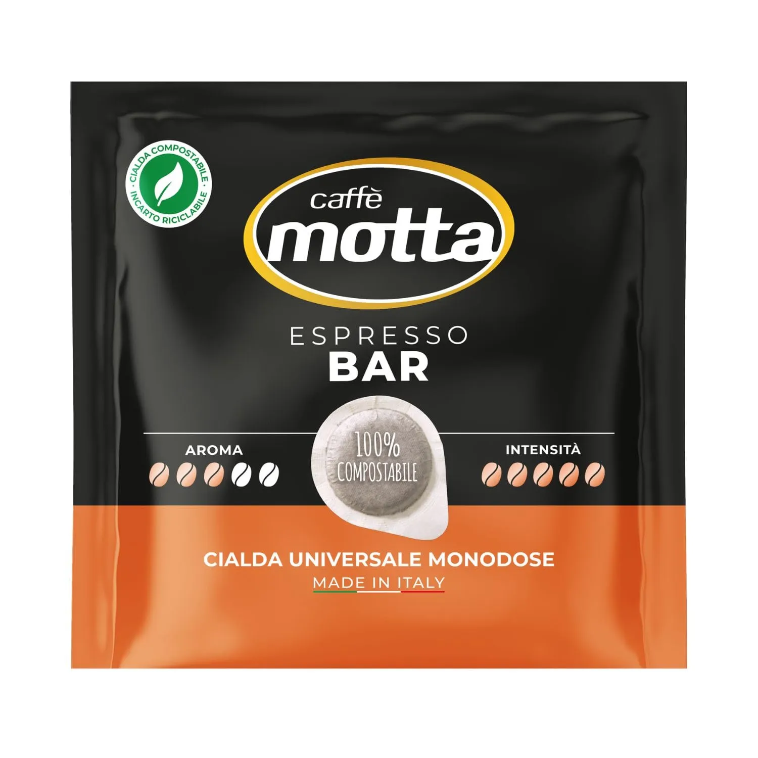 Caffè Motta Espresso Bar cialde ESE 44 mm 75 pz compostabili
